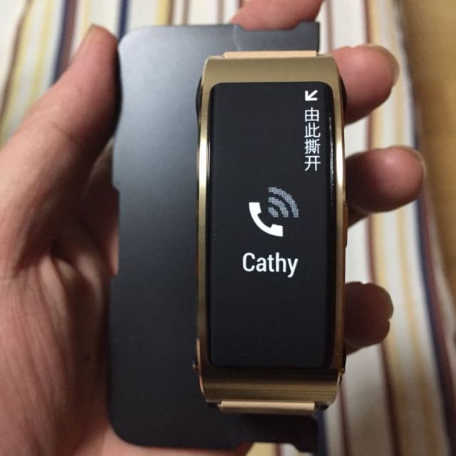 华为talkband b3智能手环 商务版 (摩卡棕)