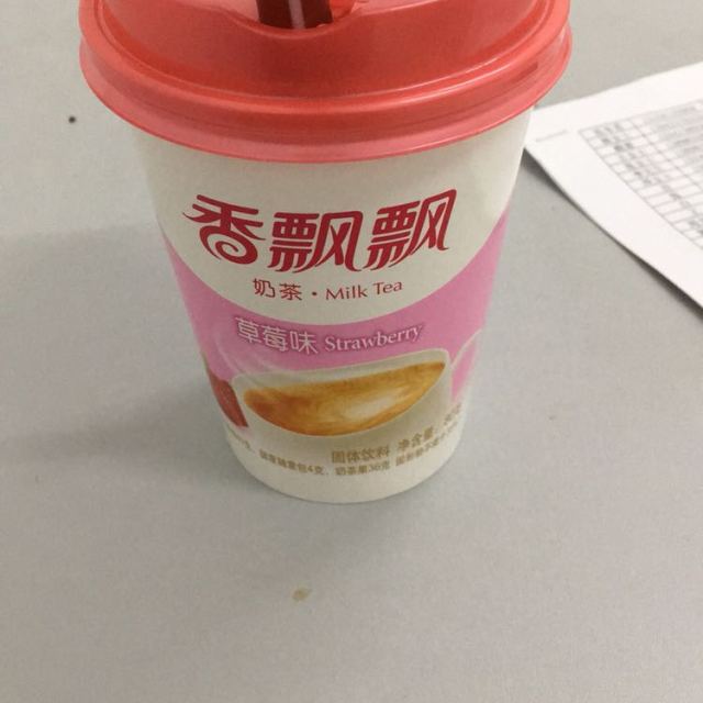 香飄飄奶茶80g草莓味