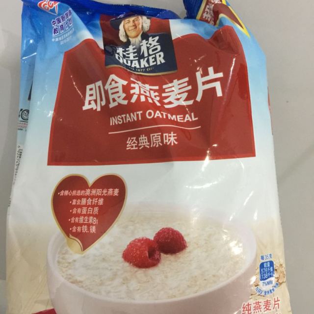 【苏宁易购超市】桂格即食燕麦片1478g超值装 原味早餐冲饮燕麦片杂粮