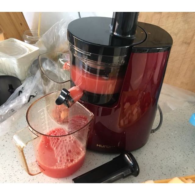 韩国惠人原装进口(hurom)hu600wn原汁机 低速家用榨汁机料理机 第二代