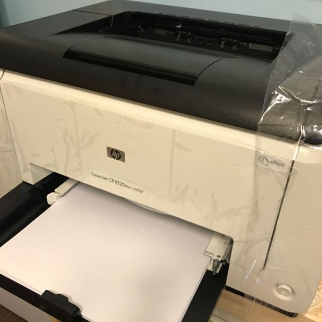 惠普(hp)cp1025nw 彩色激光打印机无线网络打印照片办公打印机