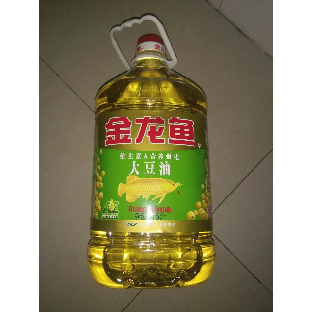【苏宁易购超市】金龙鱼ae一级营养大豆油5l