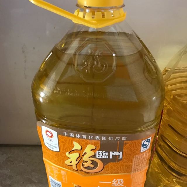中粮福临门一级大豆油5l桶家用装精炼一级食用油