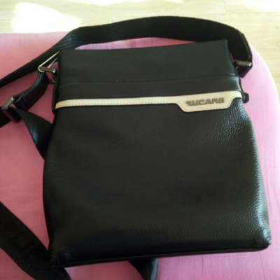 啄木鸟tucano真皮男包单肩包