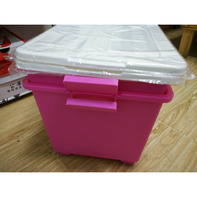 【苏宁易购超市】茶花 58l悦巧收纳箱28100塑料收纳盒 储物箱 大容量