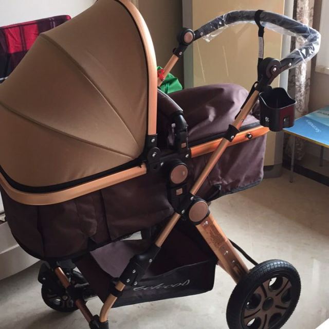 belecoo贝丽可婴儿推车夏季可座躺轻便折叠减震高景观宝宝婴儿车 加州