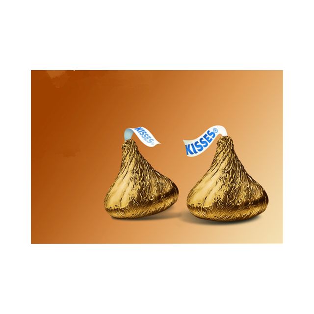 【苏宁易购超市】好时kisses牛奶巧克力散装500g粉红色