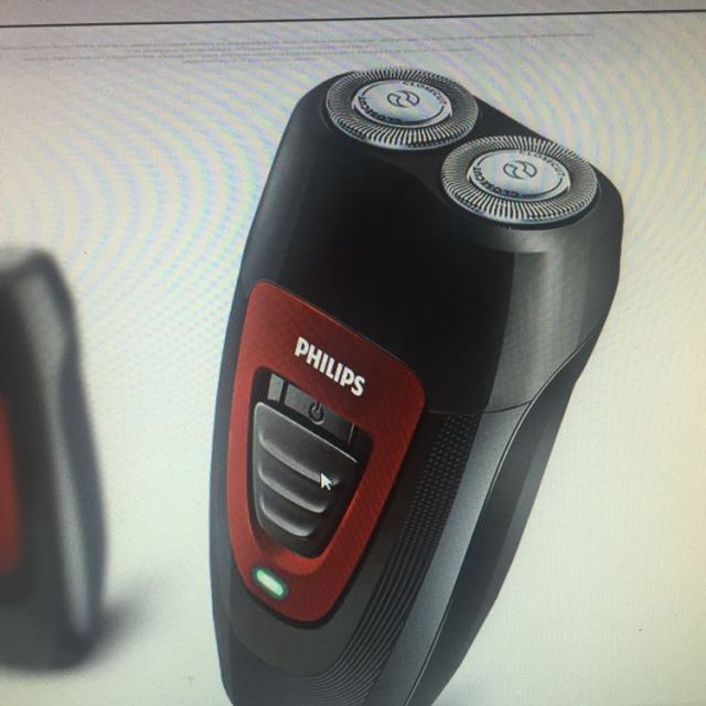 飞利浦(philips)电动剃须刀刮胡刀pq182 旋转浮动双刀头充电式刀头