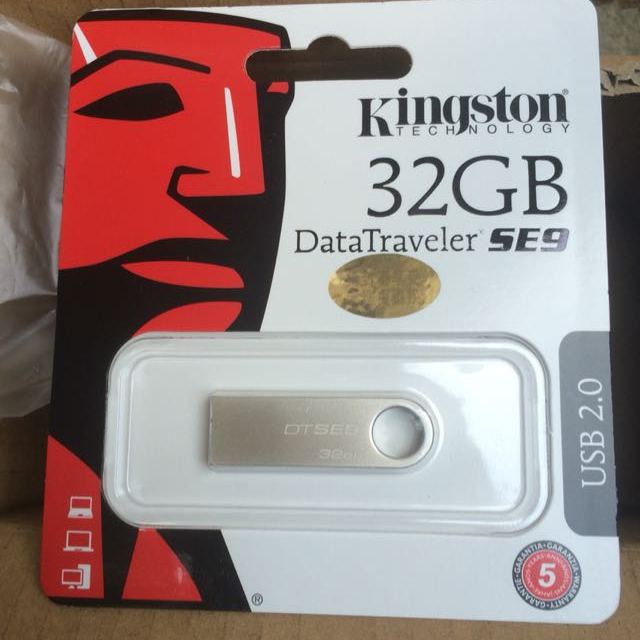 金士顿(kingston)dtse9h 32gb u盘 银色亮薄