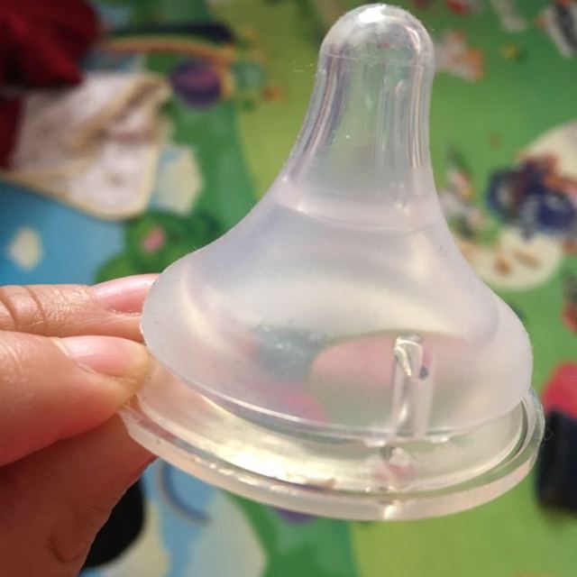 贝亲(pigeon) 自然实感 宽口径奶嘴 大号(l) 单个盒装 (ba60) 6个月