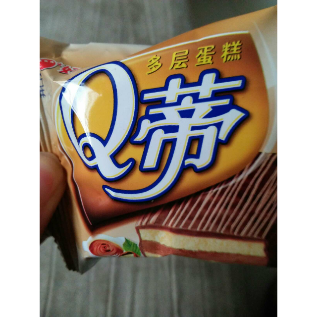 【苏宁易购超市】好丽友q蒂多层蛋糕(榛子巧克力味)336g/盒12枚