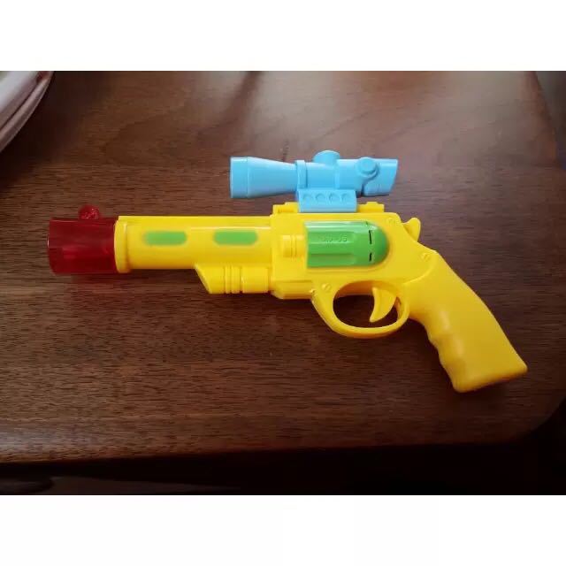 创发小q枪迷你小手枪电动声光塑料儿童玩具婴幼儿益智玩具声音灯光13