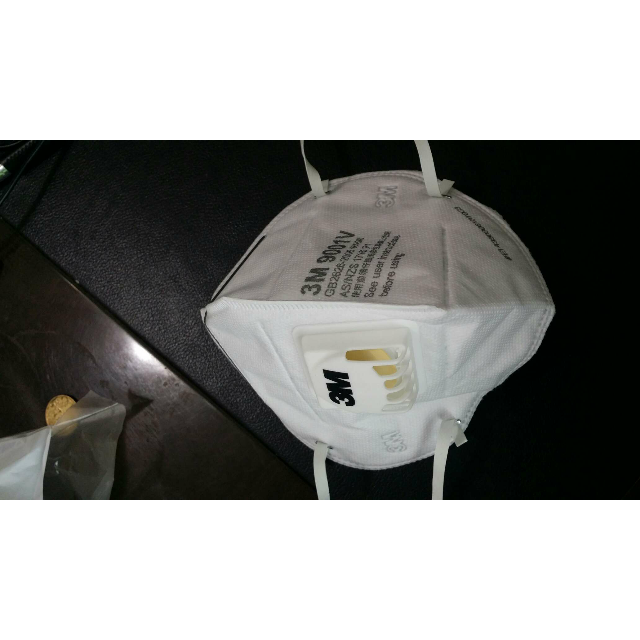 5防颗粒物口罩带呼吸阀耳带式 6只精装 3m 9001v 防雾霾防pm2.