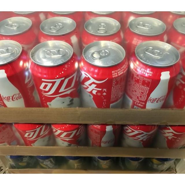 可口可乐cocacola汽水330ml24听装箱装饮料新老包装随机发货