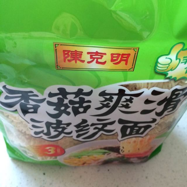 【苏宁易购超市】陈克明香菇爽滑波纹面800g