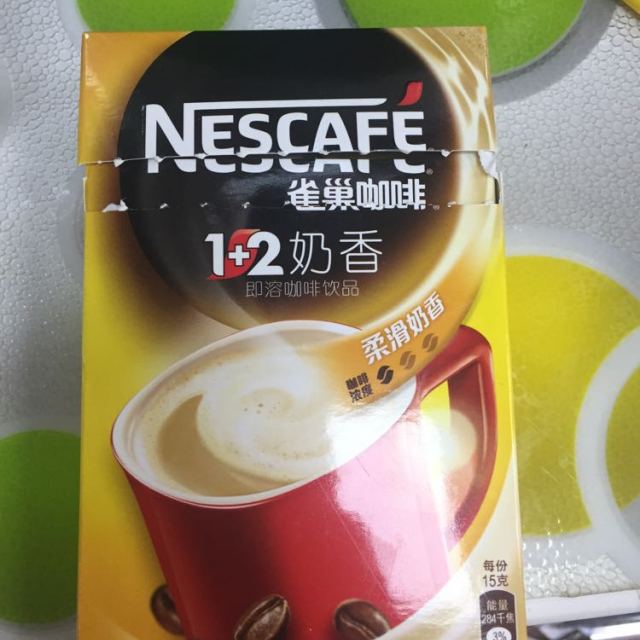 【苏宁易购超市】雀巢咖啡1 2奶香105g(7条x15g)