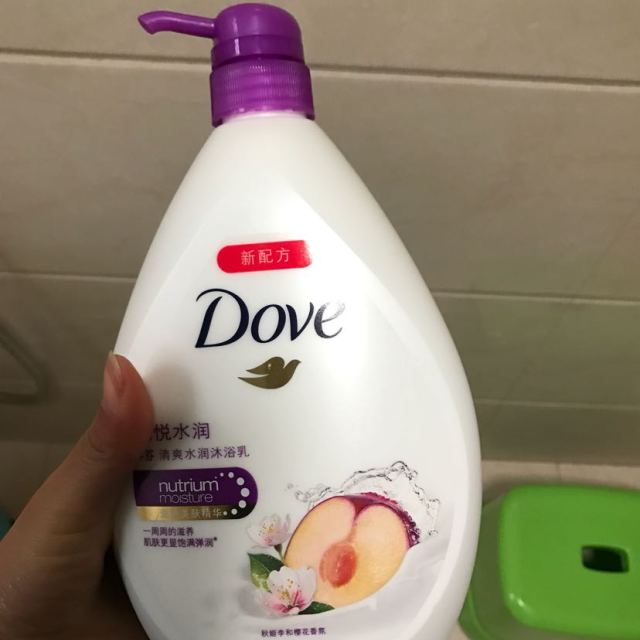 多芬dove沐浴露衡悦水润清爽水润沐浴乳1kg秋姬李樱花联合利华