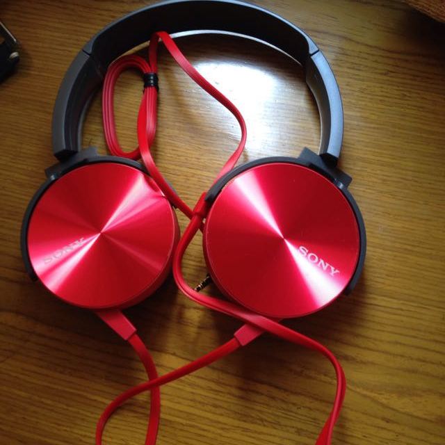 sony/索尼mdr-xb450ap头戴式重低音手机用耳机线控耳麦通话式潮流耳机