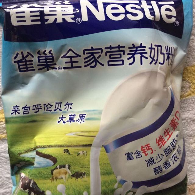 > 雀巢 全家营养奶粉 320g/袋(新老包装交替发货)商品评价 > 矮油不错