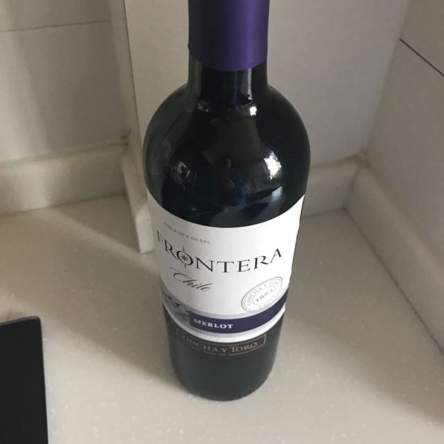 苏宁超市智利干露酒厂远山frontera梅洛红葡萄酒750ml