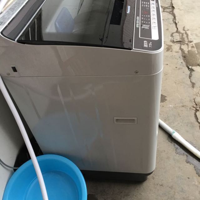 松下panasonicxqb75h723175公斤泡沫净技术时尚玻璃视窗全自动波轮