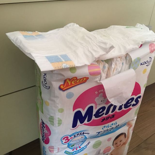 花王(merries) 妙而舒 大号l54片 纸尿裤(9-14kg) 超薄透气 尿不湿