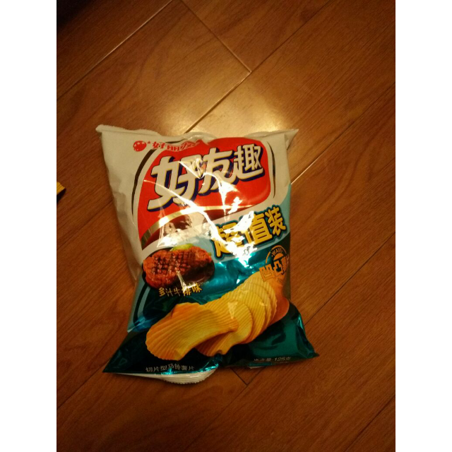 好丽友 好友趣 切片型马铃薯薯片(多汁牛排味) 125g/袋