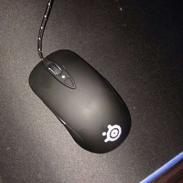 赛睿(steelseries)sensei raw 激光游戏鼠标 黑色类肤版 黑色