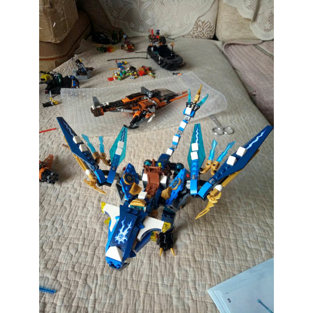 早教 拼插积木 玩具 6-14岁 2016new 杰的雷电飞龙 70602积木乐高来了