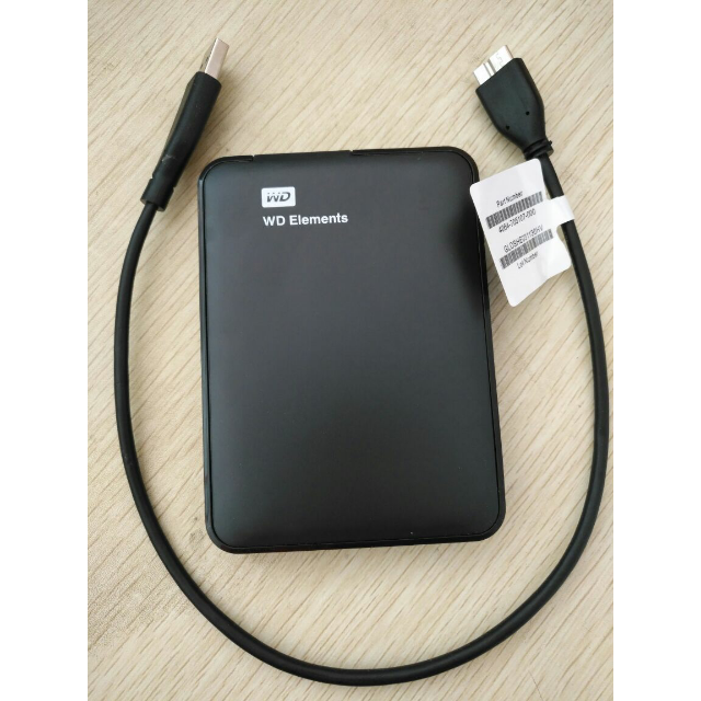 送防震包 西部数据wd elements 移动硬盘超薄新款 500g 500gb 移动