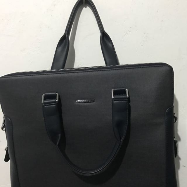 feger斐格精品男包商务手提包横款单肩斜跨包时尚公文包电脑包男士