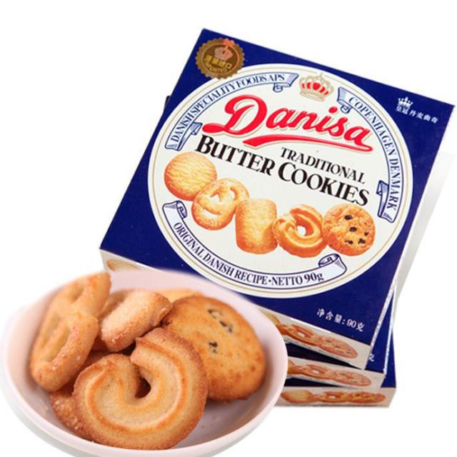 【苏宁易购超市】皇冠danisa 丹麦曲奇200g/盒装 印尼进口饼干