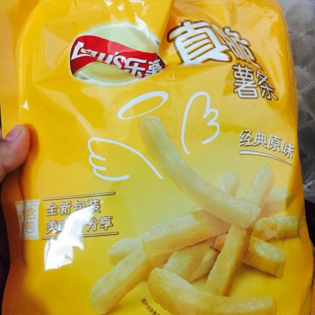 【苏宁易购超市】乐事真脆薯条经典原味90g/袋