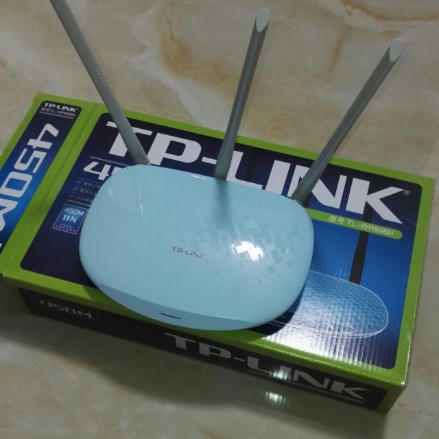 tp-link(普联 tl-wr886n 450m无线路由器(水蓝)