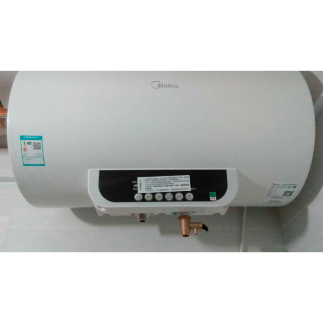 美的家用电热水器f5021wb1e遥控2100w速热e增容一级能效无线遥控