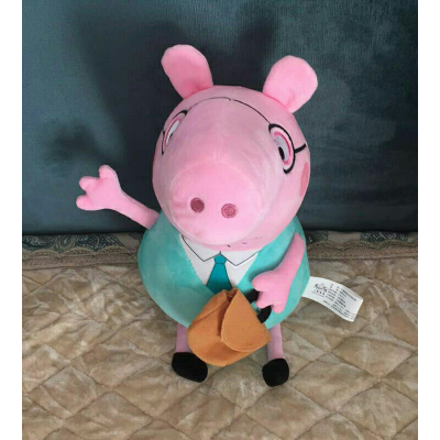 小猪佩奇peppapig粉红猪小妹佩佩猪正版乔治毛绒玩具娃娃公仔30cm