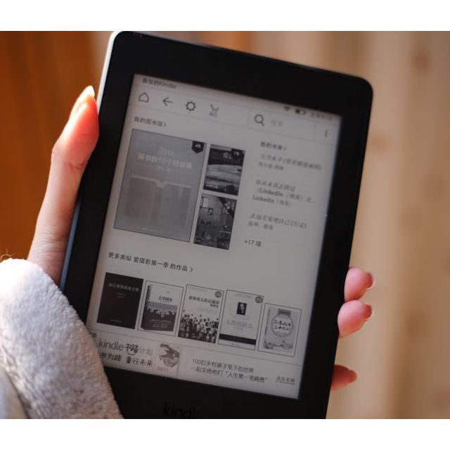 亚马逊(amazon)kindle paperwhite 3 护眼非反光墨水屏电子书电纸书6