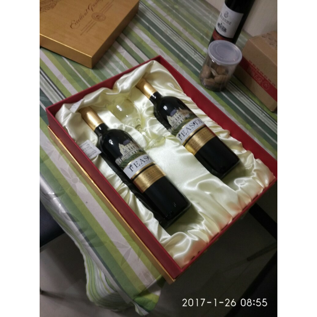 菲思特(feasta)庄园干红葡萄酒礼盒750ml*2,酒杯*1 礼盒装评价【怎么