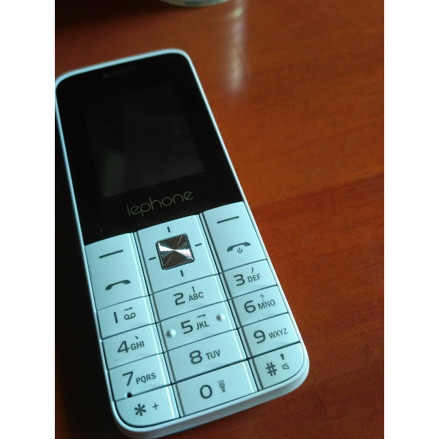 > 乐丰(lephone)手机k1  移动联通2g 双卡双待 老年机 老人手机 白