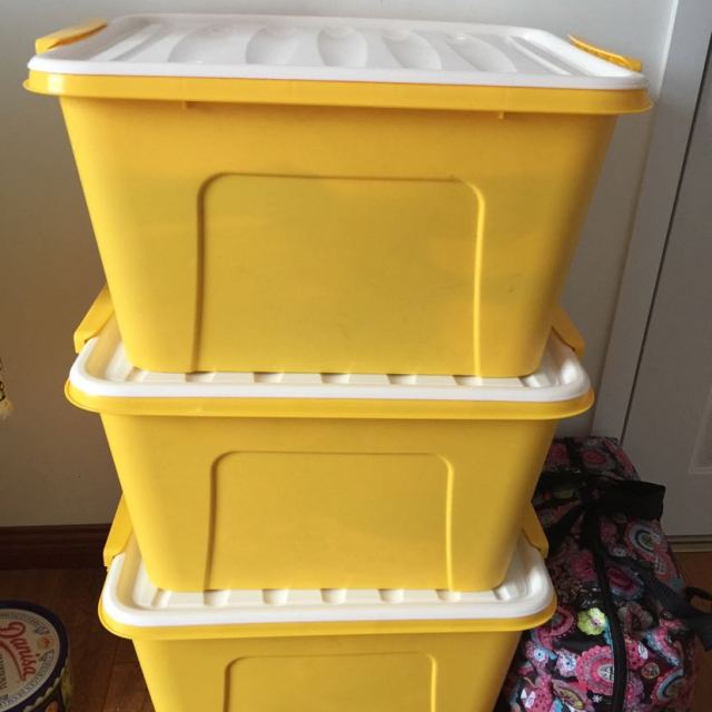 【苏宁易购超市】茶花 58l悦巧收纳箱28100塑料收纳盒 储物箱 大容量