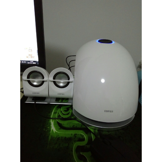 漫步者e1100plus多媒体音箱2.1台式电脑低音炮 迷你笔记本音响