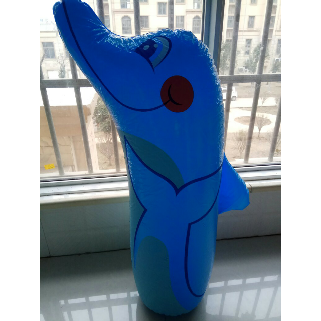 【苏宁红孩子】bestway儿童充气不倒翁3d海豚玩具 儿童运动沙袋拳击袋