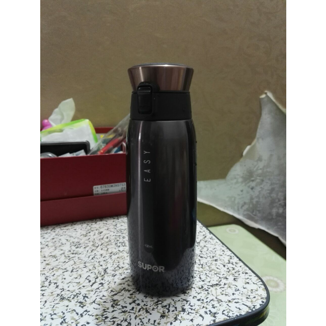 苏泊尔(supor)星空保温杯kc45bh1 304不锈钢一键开合商办学生外出场合