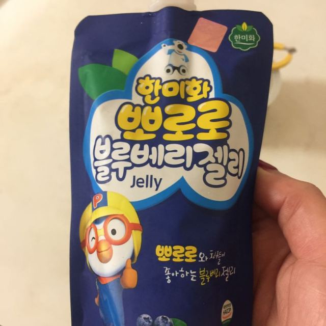 【苏宁易购超市】韩美禾啵乐乐蓝莓果冻120g