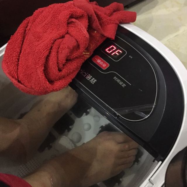 > 蓓慈水电分离足浴盆 洗脚盆按摩深桶足疗泡脚桶一键恒温足浴器bz304