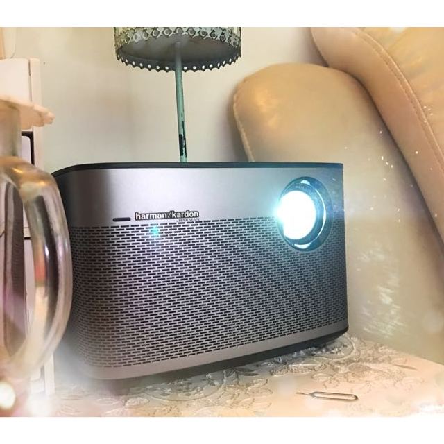 极米无屏电视h1 1080p高清投影仪 900ansi 哈曼卡顿音响 虚拟环绕技术