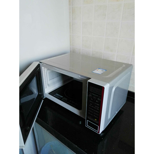 美的(midea) m1-l202b 平板式微电脑微波炉 20l 一键智能