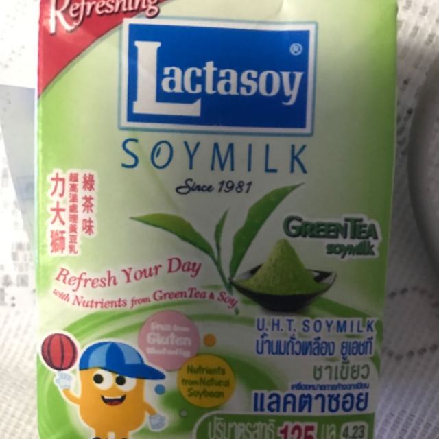 力大狮绿茶味豆奶750ml125ml6