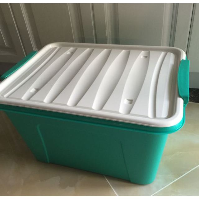 【苏宁易购超市】茶花 58l悦巧收纳箱28100塑料收纳盒 储物箱 大容量