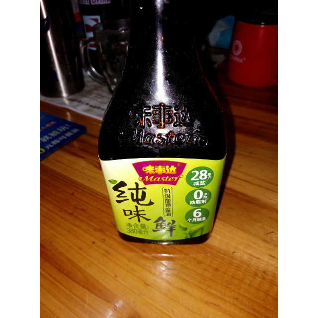 味事达纯味鲜酱油380ml